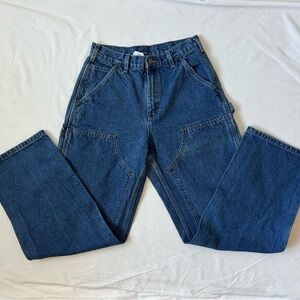 Vintage Y2K 90s Style Carhartt Double Knees Denim Jeans Workwear